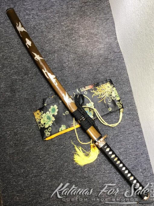 Battle Ready Katana T10 Folded Clay Tempered Steel with Hadori Polish - Image 4