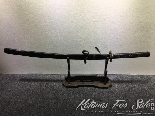 T10 Folded Clay Tempered Red Blade Katana - Image 3
