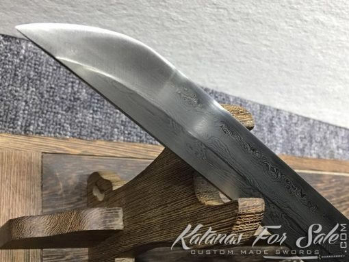 Handmade Katana Sword T10 Folded Clay Tempered Steel - Image 5