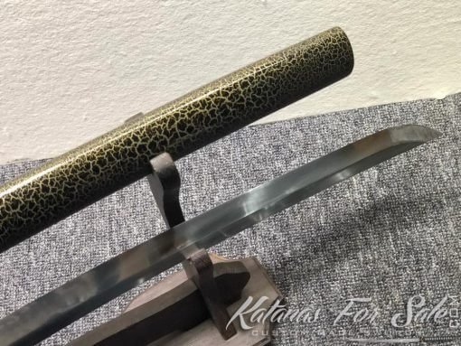 1095 Folded Steel Wakizashi Sword - Image 8