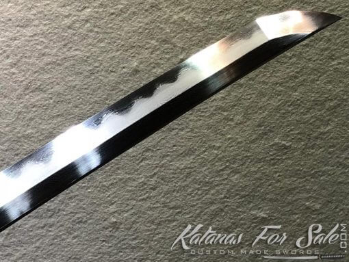 Battle Ready Katana T10 Folded Clay Tempered Steel with Hadori Polish - Image 8