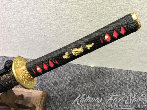 T10 Folded Twisted Grain Purple Katana Sword - Image 13