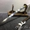 Handmade Wakizashi Sword T10 Folded Clay Tempered Steel
