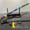T10 Folded Twisted Grain Purple Katana Sword