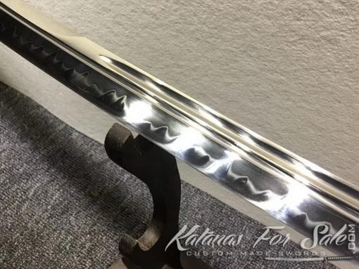 Chinese Dao Sword T10 Clay Tempered steel with Rosewood - Image 11