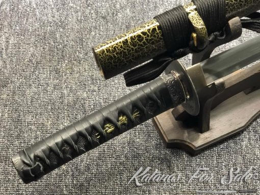 1095 Folded Steel Wakizashi Sword - Image 12