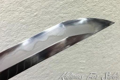 T10 Folded Clay Tempered Steel Katana with Hadori Polish and Full SeaShell Pattern Saya