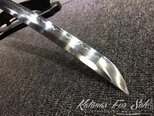 Tactical Katana T10 Clay Tempered Steel with Shoulder Strap Saya - Image 4