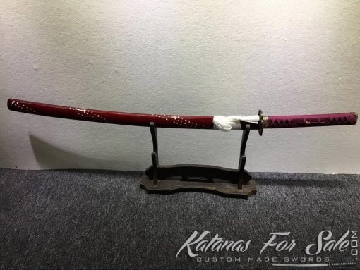 T10 Folded Steel Purple Blade Katana Sword - Image 8