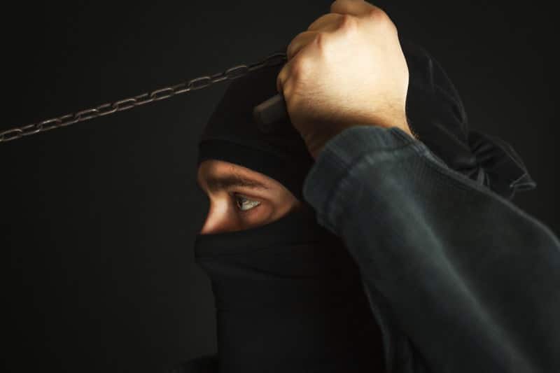 Ninja with Kusarigama