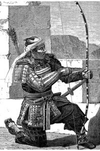 The Archers and the Spearmen on the Battlefield