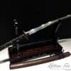Japanese Wakizashi T10 Folded Clay Tempered Steel with Hadori Polish