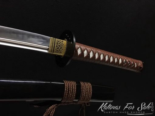 Brown Katana T10 Clay Tempered Steel - Image 2