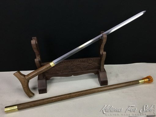 Sword Cane 1095 Folded Carbon Steel