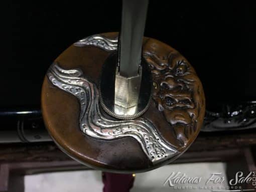 Ninja sword T10 Folded Clay Tempered Steel - Image 6
