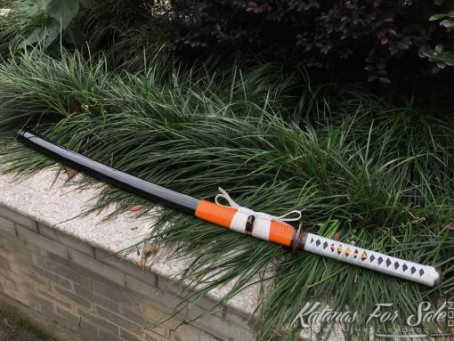 Battle Ready Blue Blade Katana T10 Clay Tempered with Hadori Polish - Image 8