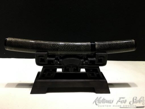 Tactical Tanto T10 Folded Clay Tempered Steel with Hadori Polish - Image 3