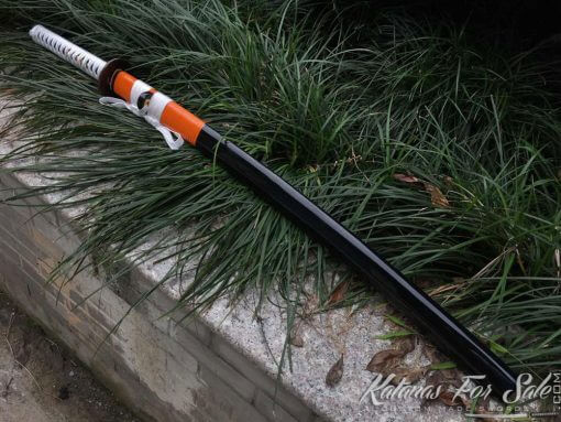 Battle Ready Blue Blade Katana T10 Clay Tempered with Hadori Polish - Image 9