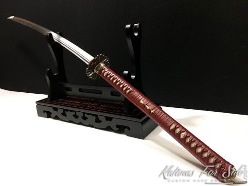 Handmade Tanto 1095 Folded Carbon Steel (Matching Set with the Nagamaki AAA342)