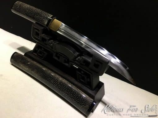 Tactical Tanto T10 Folded Clay Tempered Steel with Hadori Polish - Image 5