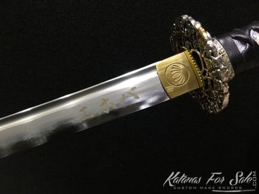 Hand Made Katana T10 Folded Clay Tempered Steel with Hadori Polish - Image 4