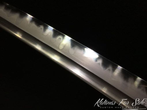 Japanese Katana T10 Clay Tempered Steel with Hadori Polish - Image 12