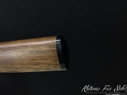Shirasaya Ninjato 1095 Folded Steel with Purple Acid Dye - Image 5