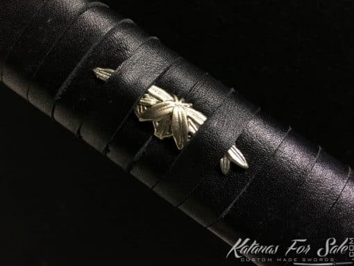Japanese Nagamaki T10 Folded Clay Tempered Steel with Hadori Polish - Image 12