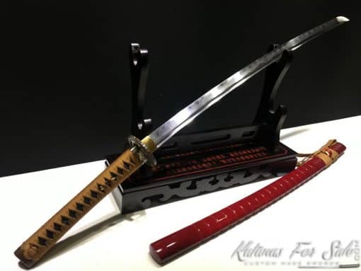 Tactical Katana T10 Folded Clay Tempered Steel - Image 8