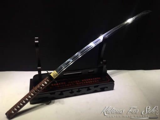 Brown Katana T10 Clay Tempered Steel