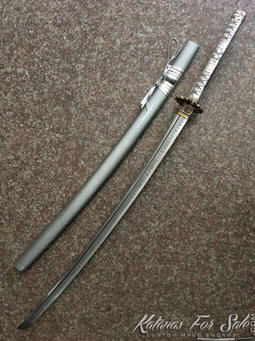 Japanese Katana T10 Clay Tempered Steel with Hadori Polish - Image 9