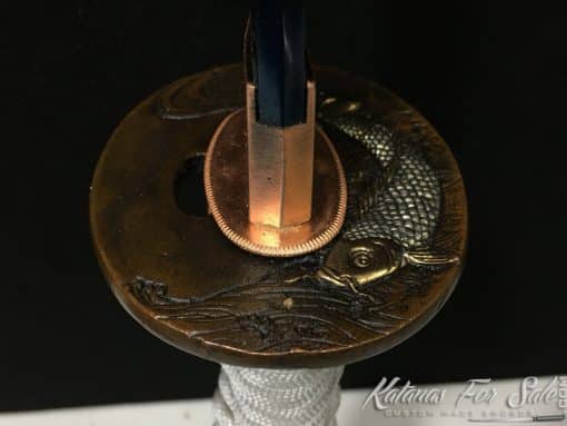 Battle Ready Blue Blade Katana T10 Clay Tempered with Hadori Polish - Image 15