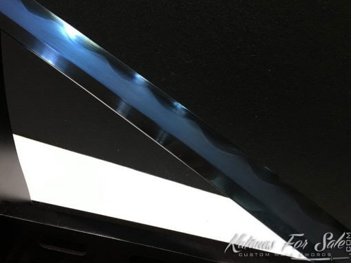 Battle Ready Blue Blade Katana T10 Clay Tempered with Hadori Polish - Image 16
