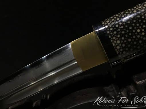 Tactical Tanto T10 Folded Clay Tempered Steel with Hadori Polish - Image 8