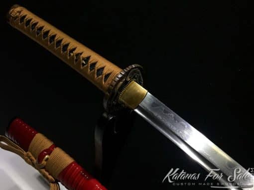 Tactical Katana T10 Folded Clay Tempered Steel - Image 11