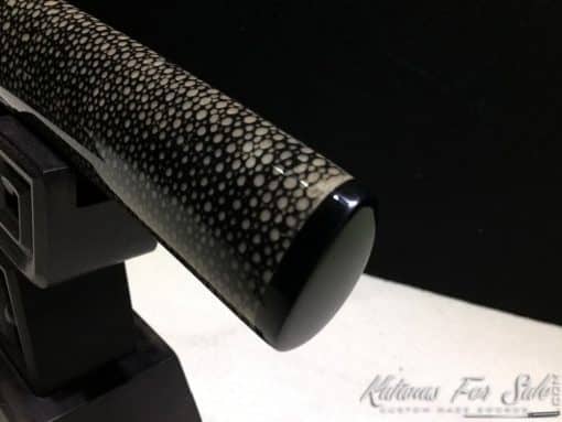 Tactical Tanto T10 Folded Clay Tempered Steel with Hadori Polish - Image 9