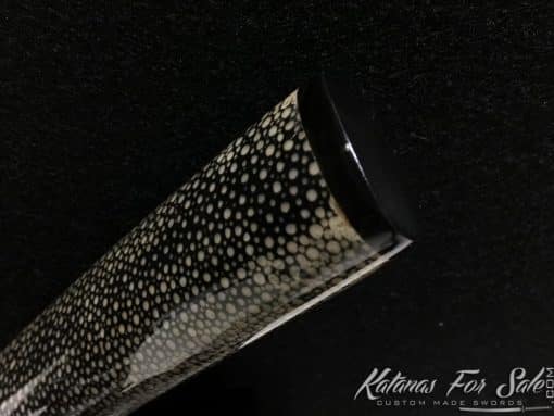 Tactical Tanto T10 Folded Clay Tempered Steel with Hadori Polish - Image 10