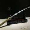 Functional Katana T10 Folded Clay Tempered Steel with Feather Hadori Polish
