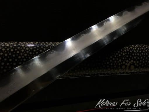 Duo Katana and Wakizashi Sword Set T10 Folded Clay Tempered Steel with Hadori Polish - Image 16