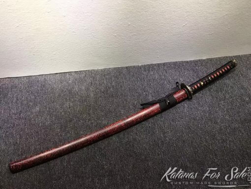 Katana Samurai Sword T10 Folded Clay Tempered Steel with Hadori Polish - Image 3