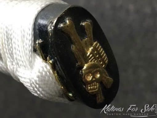 T10 Folded Clay Tempered Steel Samurai Katana sword with Feather Hadori Polish - Image 16