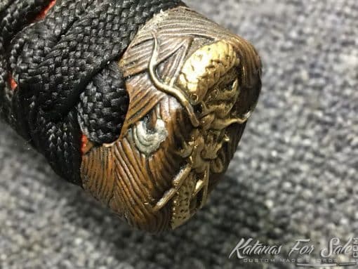 Katana Samurai Sword T10 Folded Clay Tempered Steel with Hadori Polish - Image 11
