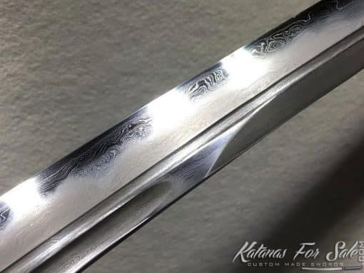 Katana Samurai Sword T10 Folded Clay Tempered Steel with Hadori Polish - Image 18