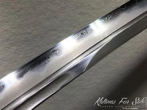 Katana Samurai Sword T10 Folded Clay Tempered Steel with Hadori Polish - Image 19