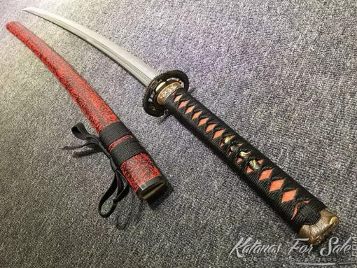 Katana Samurai Sword T10 Folded Clay Tempered Steel with Hadori Polish - Image 6