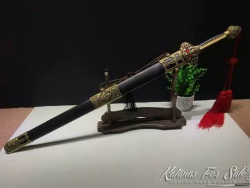 1095 Folded Carbon Steel Chinese Jian Sword - Image 6