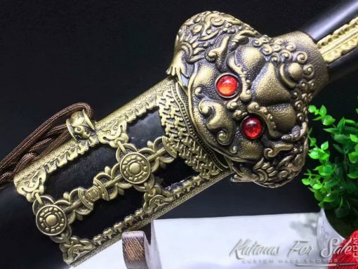1095 Folded Carbon Steel Chinese Jian Sword - Image 7