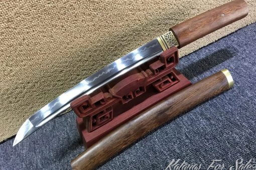 Shirasaya Tanto blade T10 Clay Tempered Steel