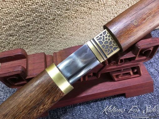 Shirasaya Tanto blade T10 Clay Tempered Steel - Image 7