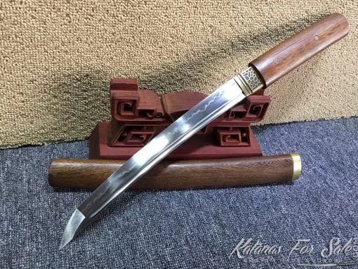 Shirasaya Tanto blade T10 Clay Tempered Steel - Image 8